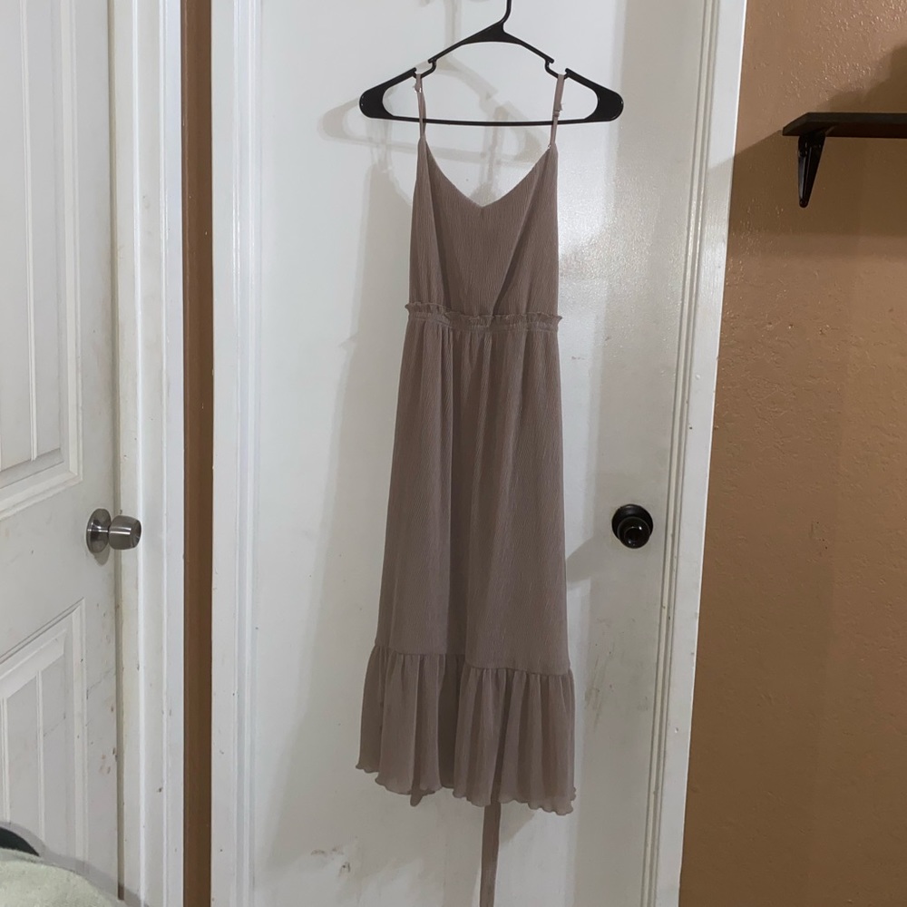 Light brown summer dress !